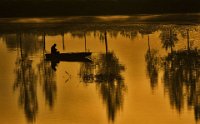 176 - FISHING ON THE LAKE - ILIJA STANUSIC - croatia <div